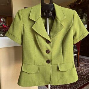 NWT Studio I green suit jacket / blazer sz 10